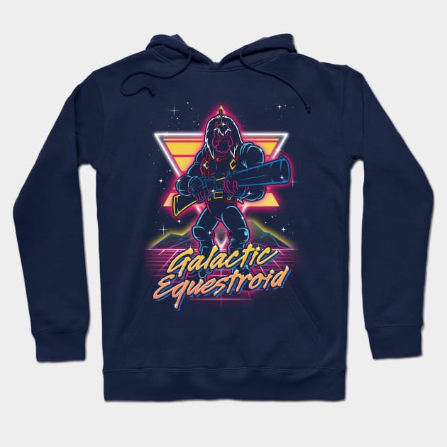 Retro Galactic Equestroid Hoodie by Olipop